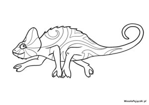 Kameleon podczas karnawału