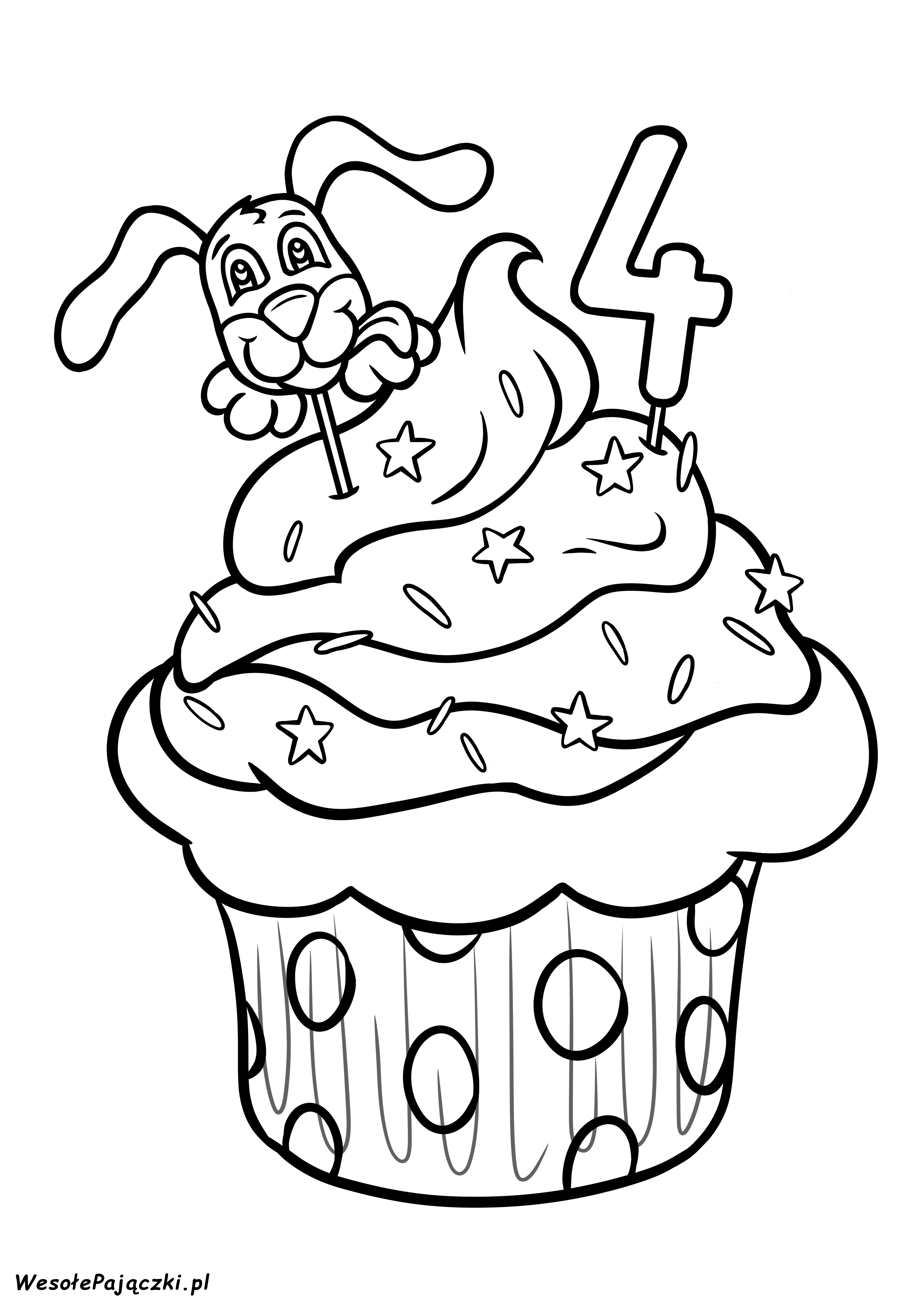 Ciastko z radosnym szczeniaczkiem